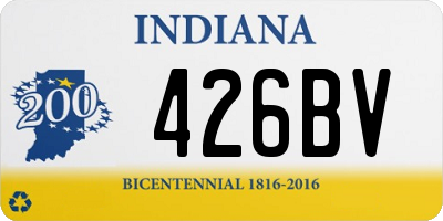 IN license plate 426BV