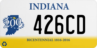 IN license plate 426CD