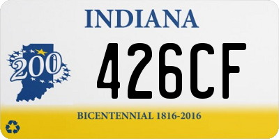 IN license plate 426CF