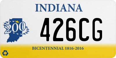 IN license plate 426CG