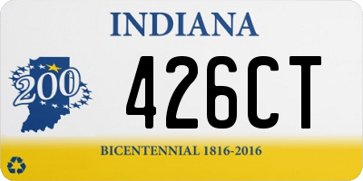 IN license plate 426CT