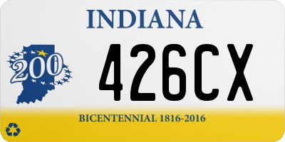 IN license plate 426CX