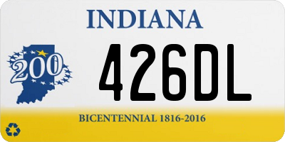 IN license plate 426DL