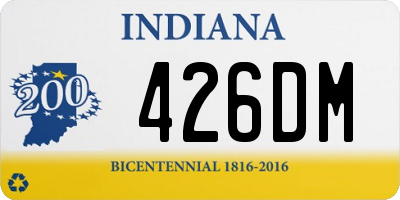 IN license plate 426DM