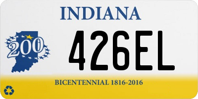 IN license plate 426EL