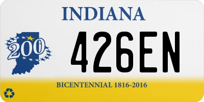 IN license plate 426EN