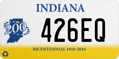 IN license plate 426EQ