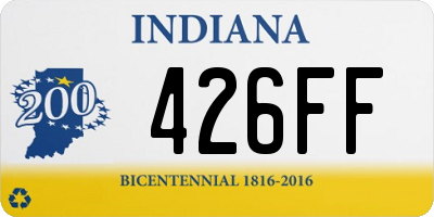 IN license plate 426FF