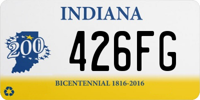 IN license plate 426FG