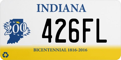 IN license plate 426FL