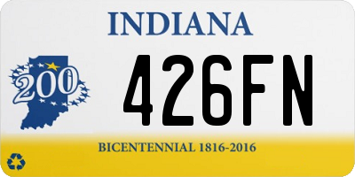 IN license plate 426FN