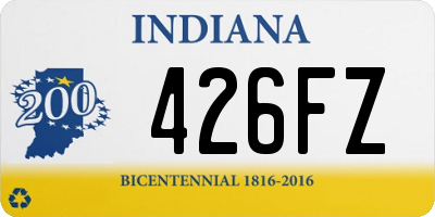 IN license plate 426FZ