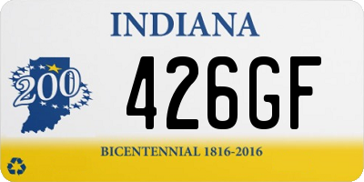 IN license plate 426GF