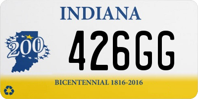 IN license plate 426GG