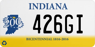 IN license plate 426GI