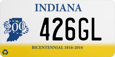 IN license plate 426GL