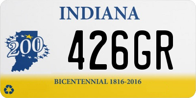 IN license plate 426GR