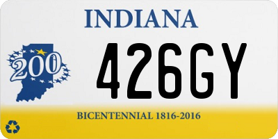 IN license plate 426GY