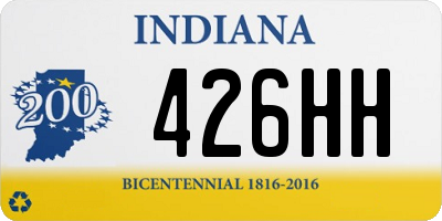 IN license plate 426HH