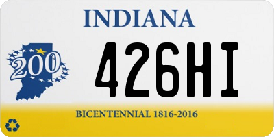 IN license plate 426HI
