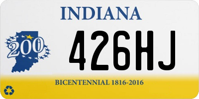 IN license plate 426HJ