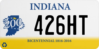 IN license plate 426HT