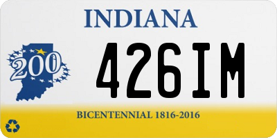 IN license plate 426IM