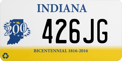 IN license plate 426JG