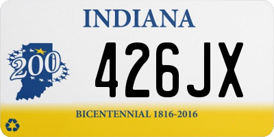 IN license plate 426JX