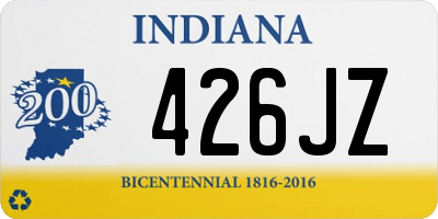 IN license plate 426JZ