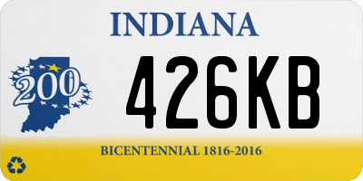 IN license plate 426KB