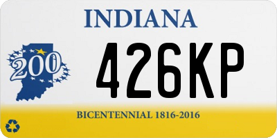 IN license plate 426KP