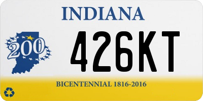 IN license plate 426KT