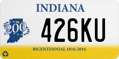 IN license plate 426KU