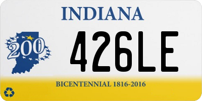 IN license plate 426LE