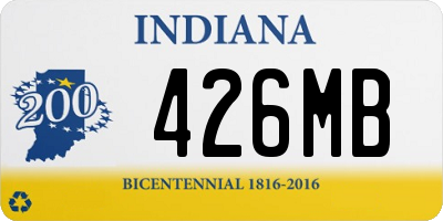 IN license plate 426MB