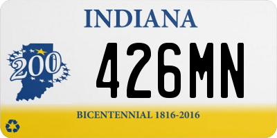 IN license plate 426MN