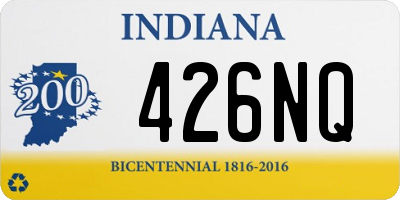 IN license plate 426NQ