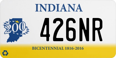 IN license plate 426NR