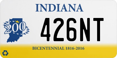 IN license plate 426NT