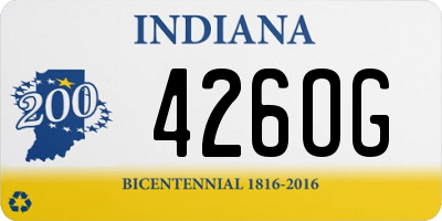 IN license plate 426OG