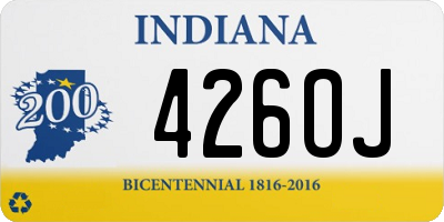 IN license plate 426OJ