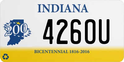 IN license plate 426OU