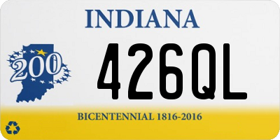 IN license plate 426QL