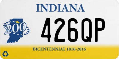 IN license plate 426QP