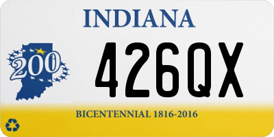 IN license plate 426QX