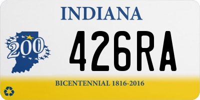 IN license plate 426RA