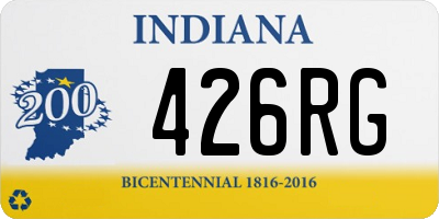 IN license plate 426RG