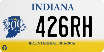 IN license plate 426RH