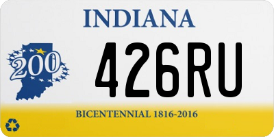 IN license plate 426RU